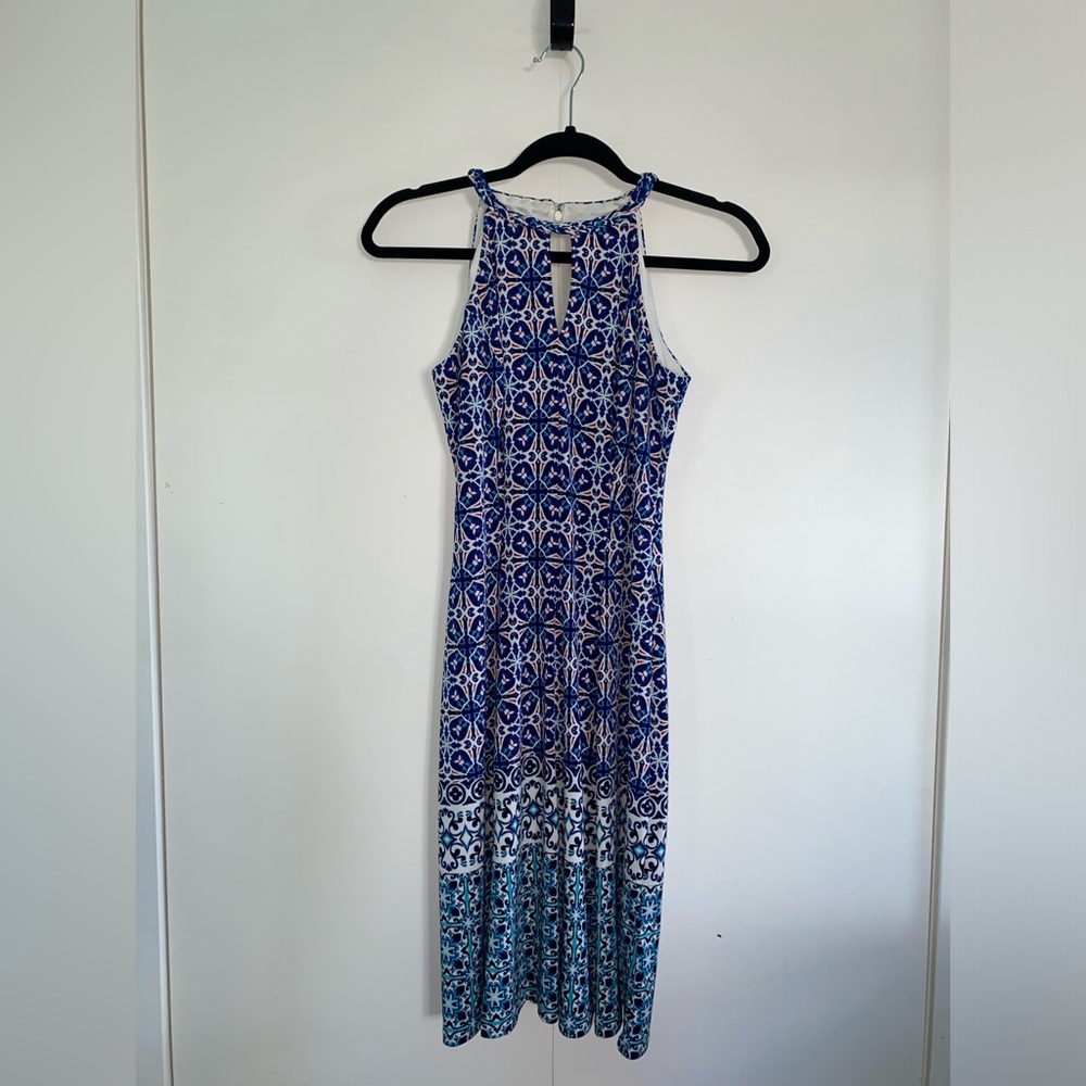 Wisp Patterned Flowy Dress US2